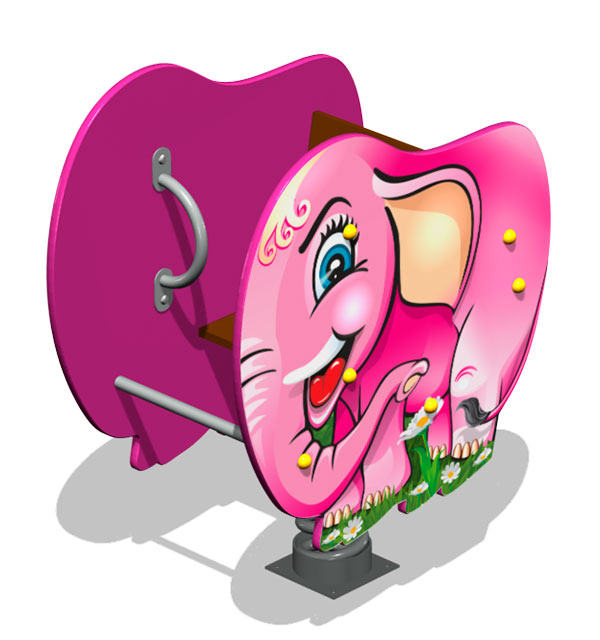 Качалка на пружине ZION Слоник