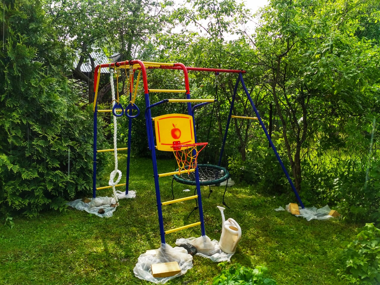 Уличный детский спортивный комплекс для дачи (ДСК) "Пионер Юла ТК"