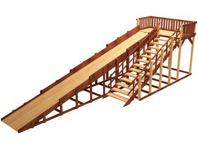 Зимняя горка ЗИМА 8 Савушка (скат 9 м)