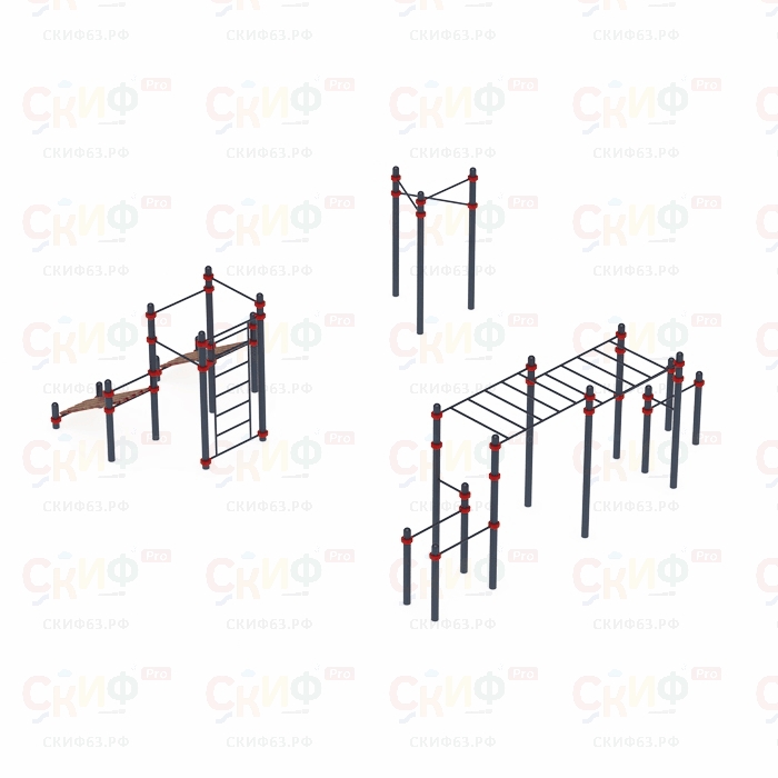 Уличный атлетический комплекс ВОРКАУТ 37 (108)