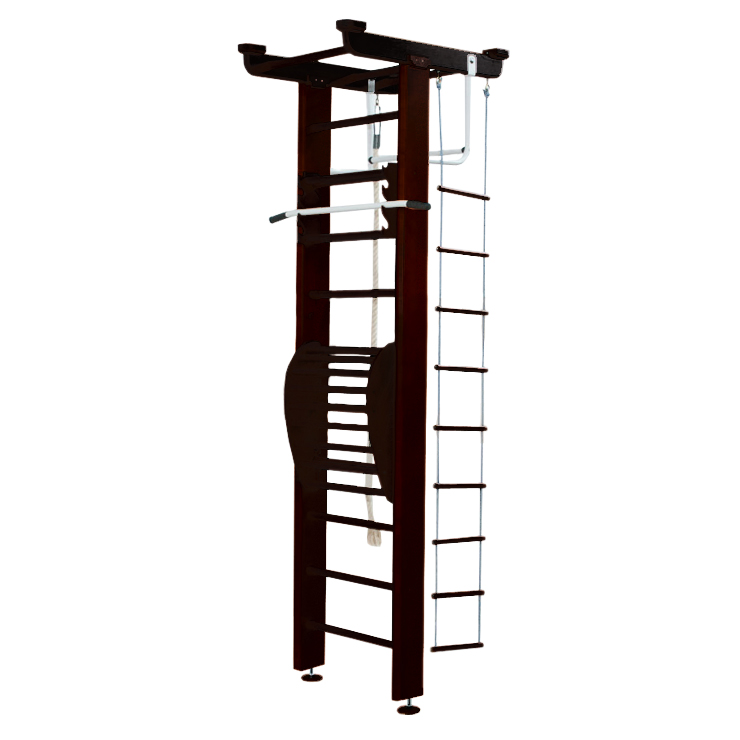 Детский спортивный комплекс Карусель 2Д.05.01 + тренажер для осанки №2 Венге