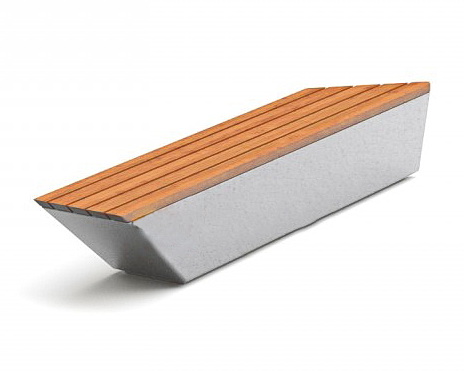 Скамья бетонная С-94-4 (Зигзаг)