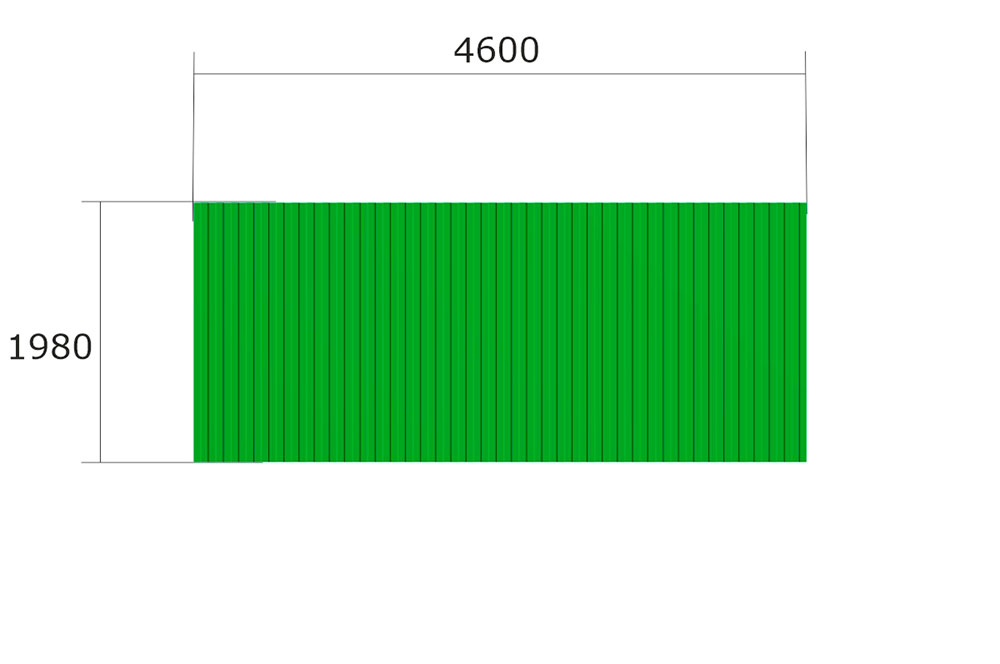 Ограждение мусоросборника ZION 3П (Б048)