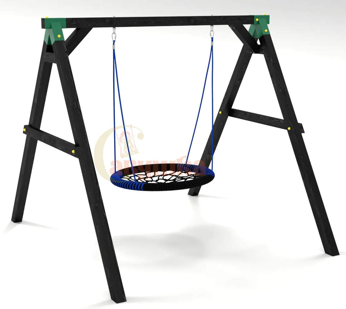 Качели Сава BLACK с качелями Гнездо
