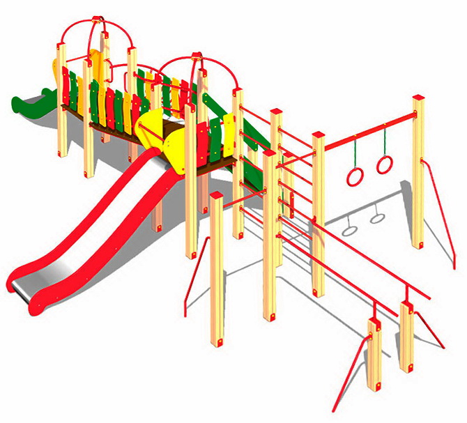 Детский игровой комплекс ZION Уссурийский тигр (КД087)