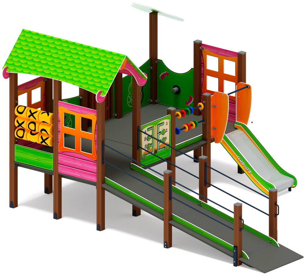 Детский игровой комплекс Забота ЛУКОМОРЬЕ ДОВ 20.25.01