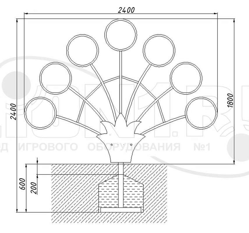 Мишень для бросания мяча ZION Паутинка (СЭ092)