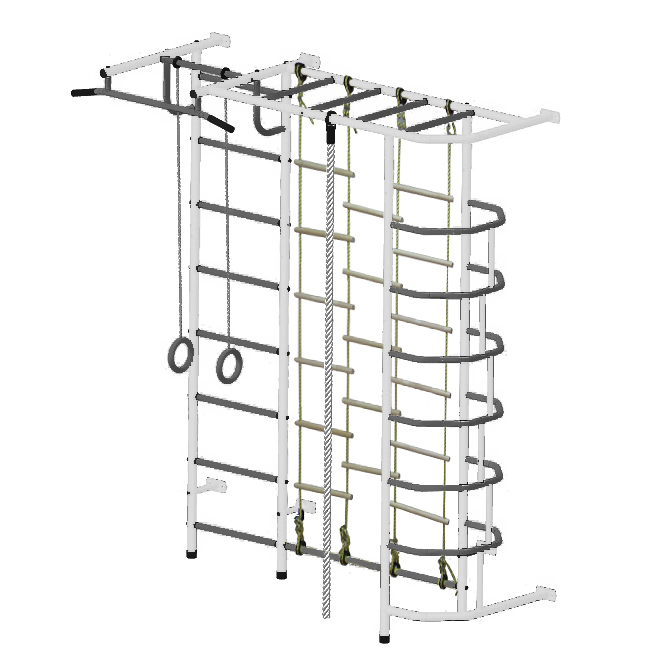 Детская шведская стенка Пионер С5Л белый