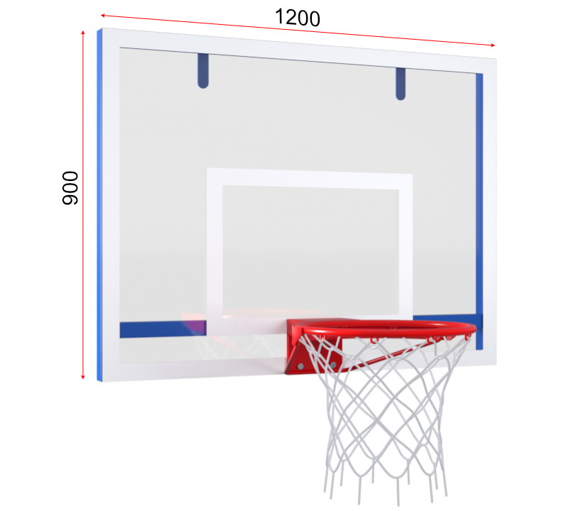 Тренировочный щит из оргстекла с кольцом (на выбор)