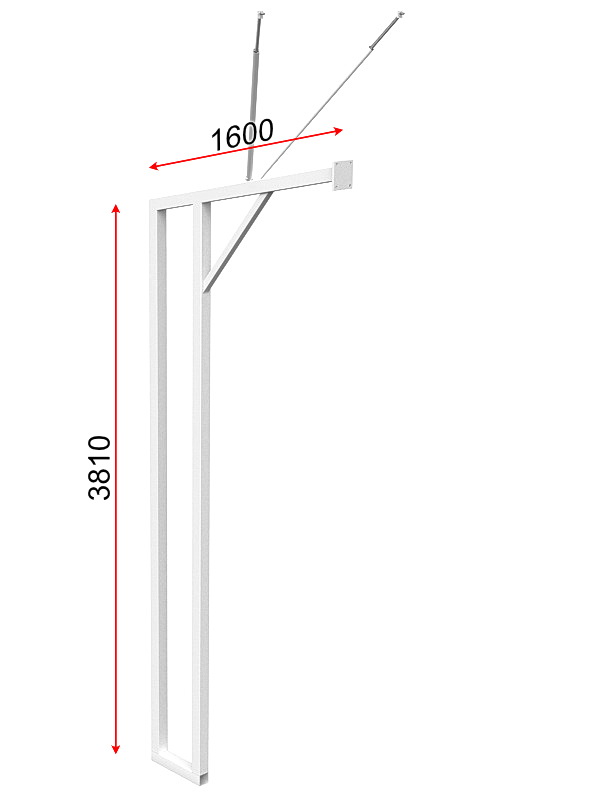 Стойка баскетбольная двухопорная (01.109)