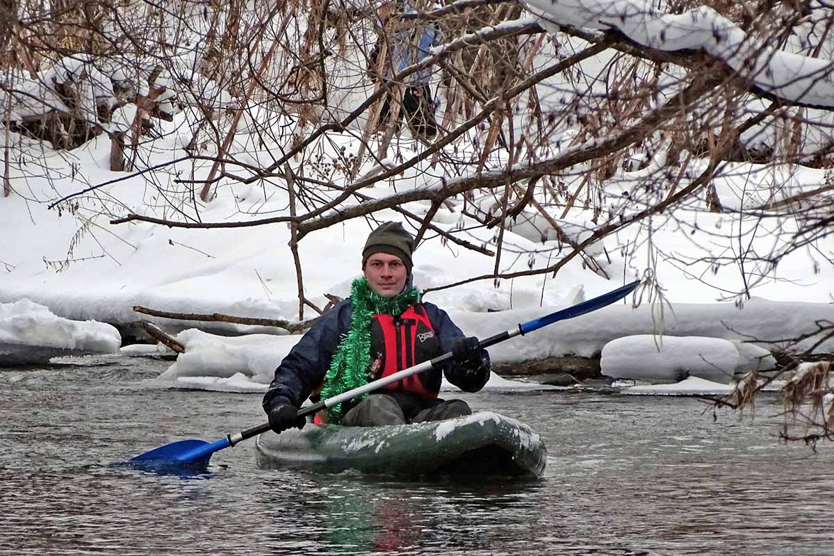 Весло для пакрафта пятисекционное RST Эко