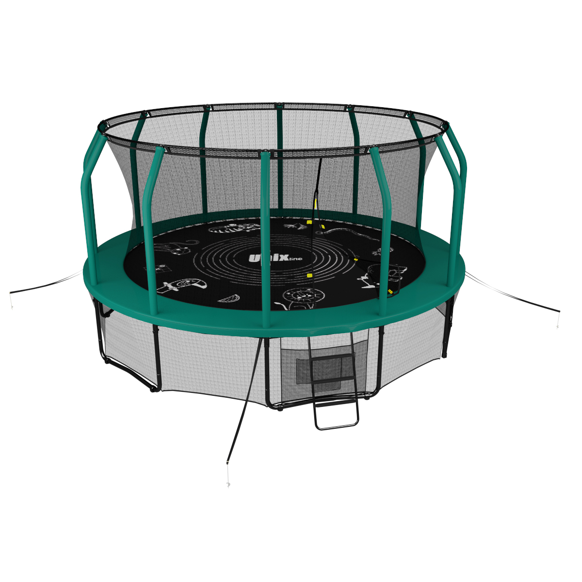 Батут UNIX line SUPREME GAME 12 ft + Basketball