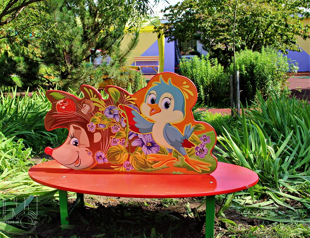 Скамейка детская ZION Ежик (СП067)