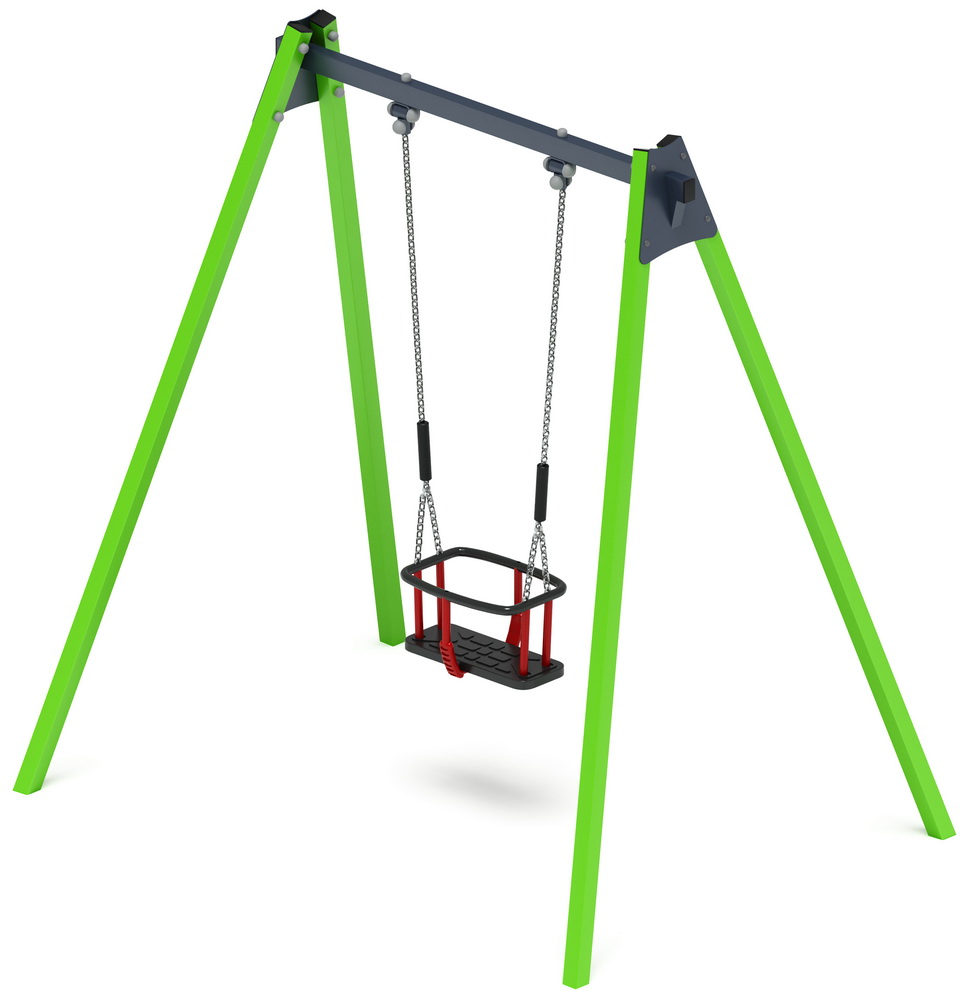 Качели М1 металл  ИО 11.М.04.03-02 (зеленый)