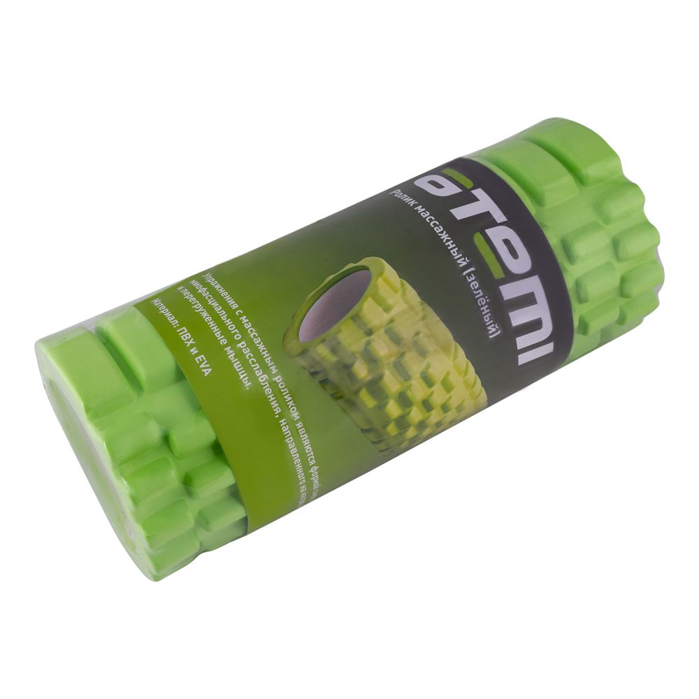 Ролик массажный Atemi, зеленый