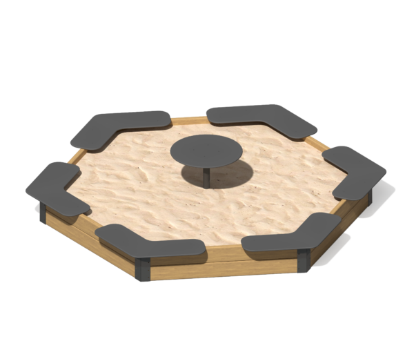 Песочница для детской площадки Янтарь ПС-90