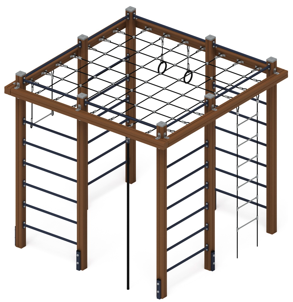 Детская площадка Спортивная серия СК 2.02.01-01 МАУГЛИ