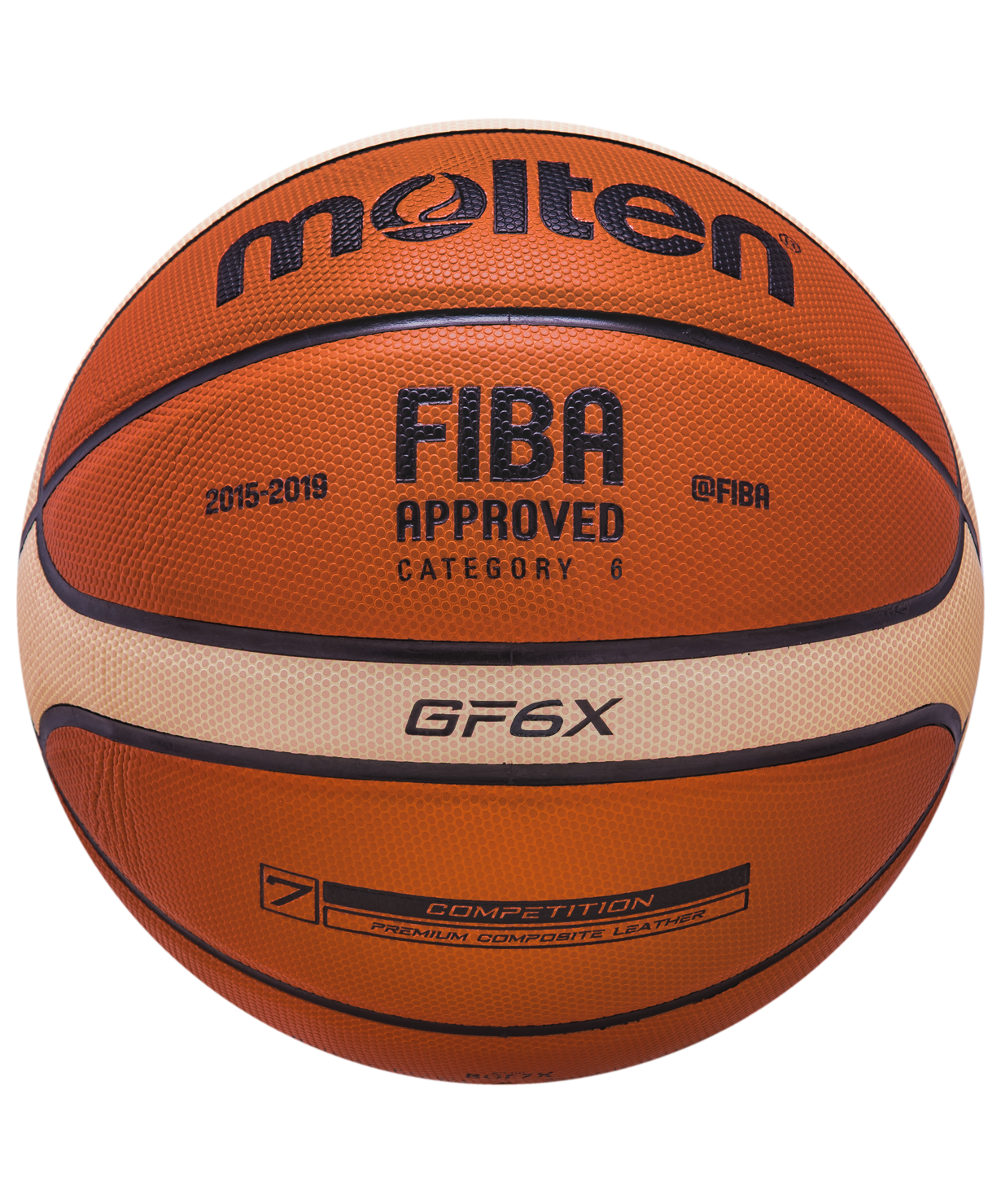Мяч баскетбольный BGF6X №6, FIBA approved
