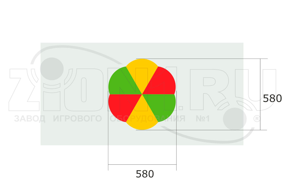 Столик детский ZION Цветик (СП092)