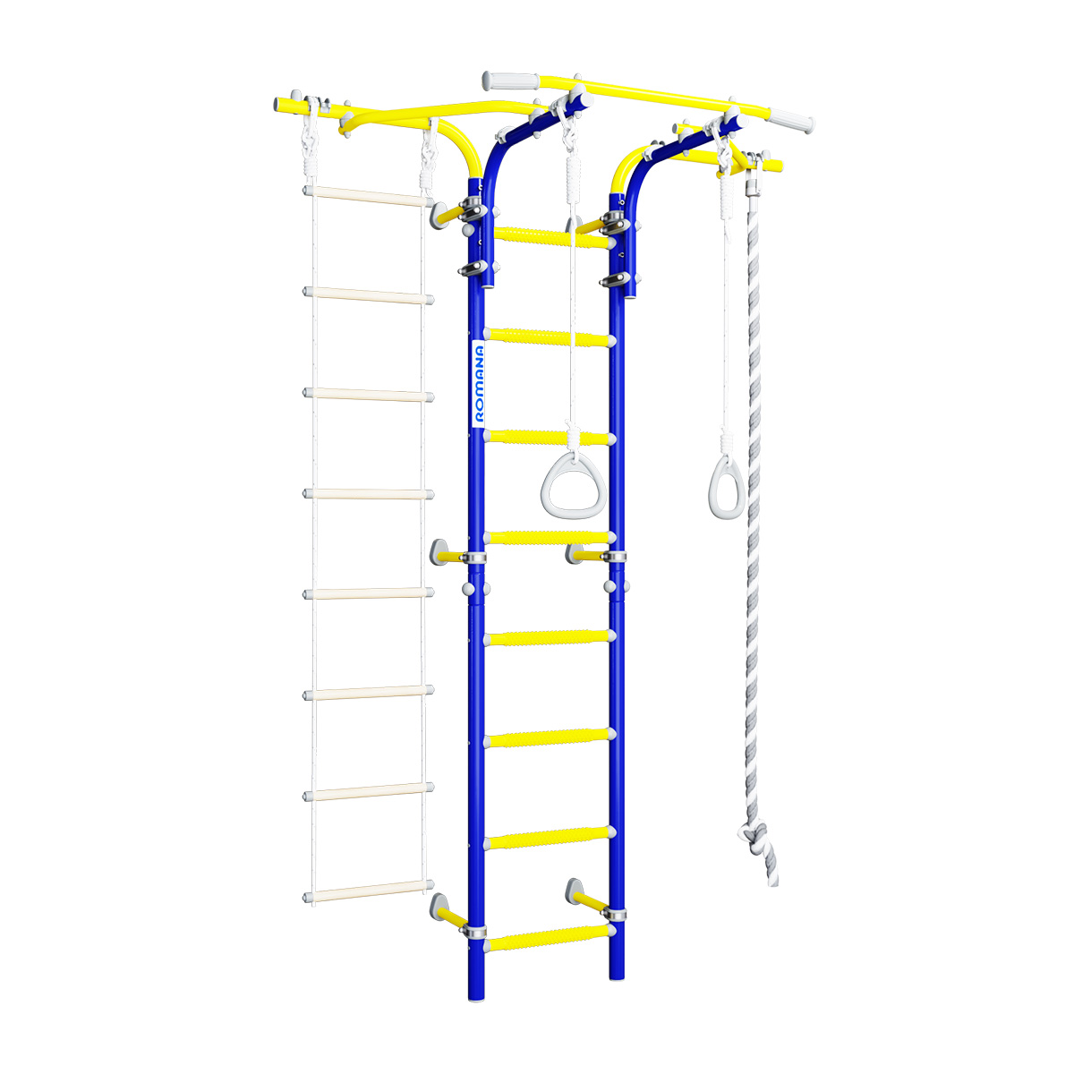 Шведская стенка S6 Karusel Romana(01.21.8.06.410.06.00-14) синяя слива