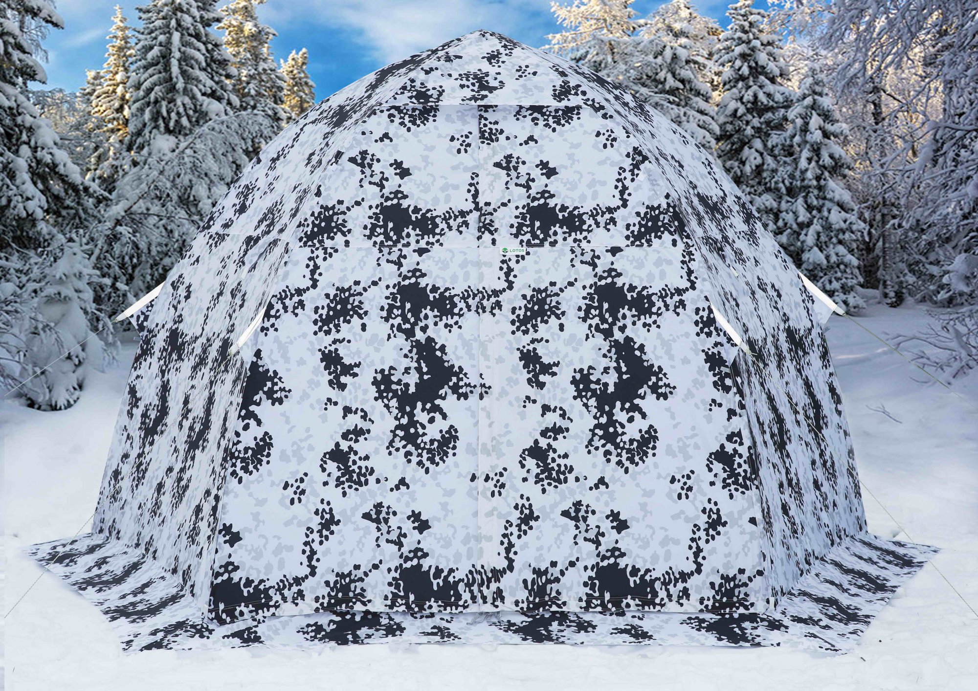 Зимняя палатка Лотос 3 Камуфляж