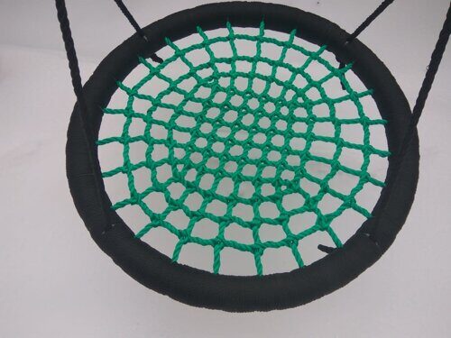 Качели-гнездо ХИТ 120 см толстый обод + толстая сеть