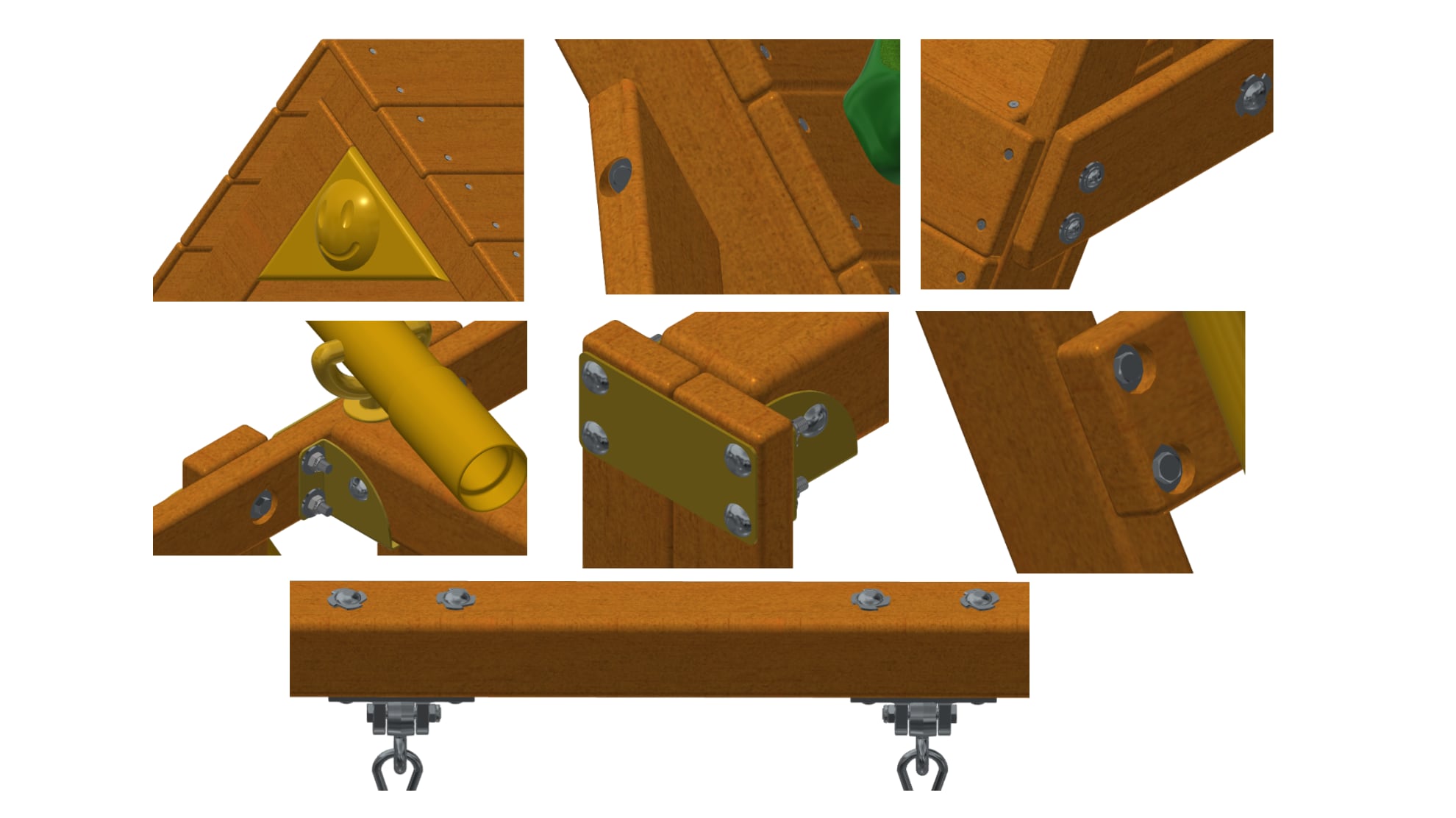 Детский деревянный игровой комплекс КРЕПОСТЬ СВОБОДЫ