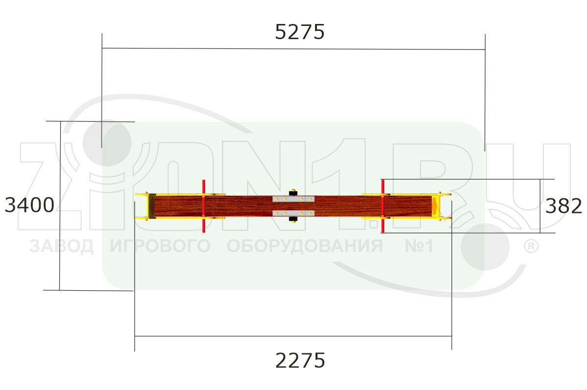 Качалка-балансир ZION Утки У1 (КЧ091)