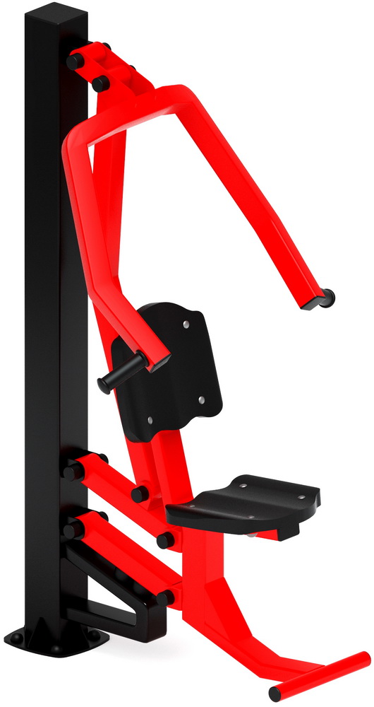 Тренажер уличный ЖИМ ОТ ГРУДИ (красный) СТ 006-11