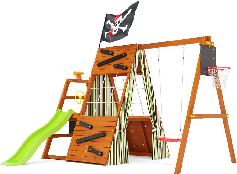 Спортивный домик Савушка База mini 2 с качелями