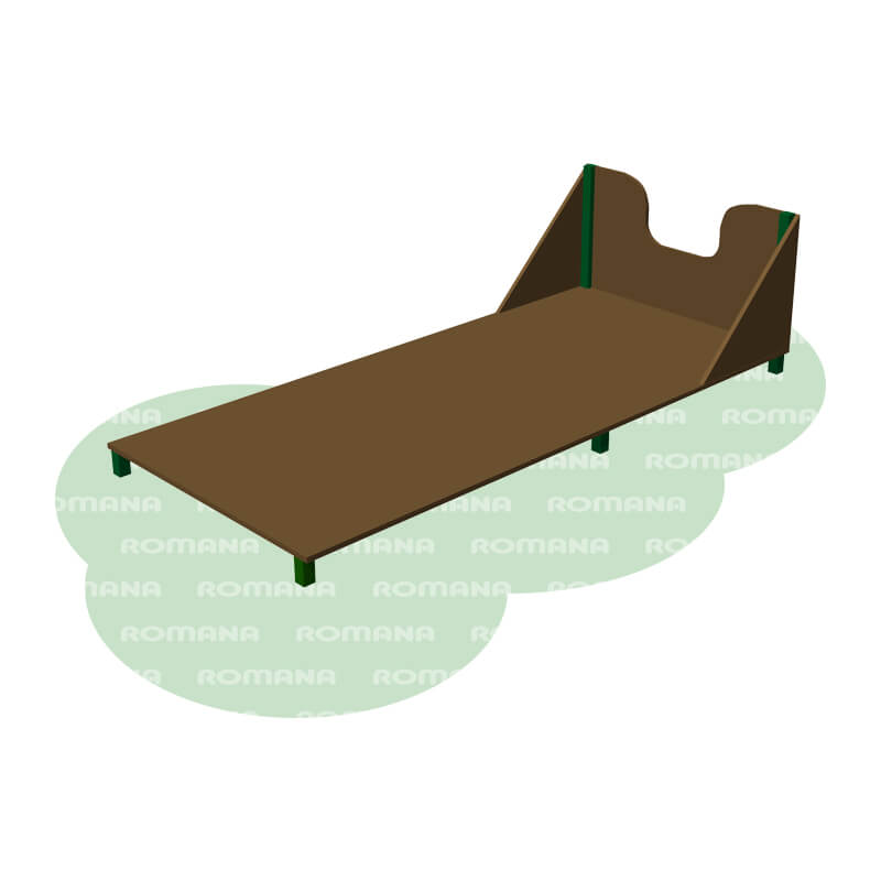 Одиночный окоп для стрельбы и метания гранат Romana 206.07.06