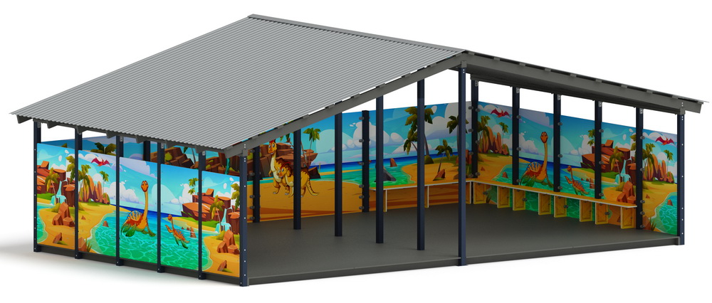 Теневой навес (Дино) МФ 70.8.5-13