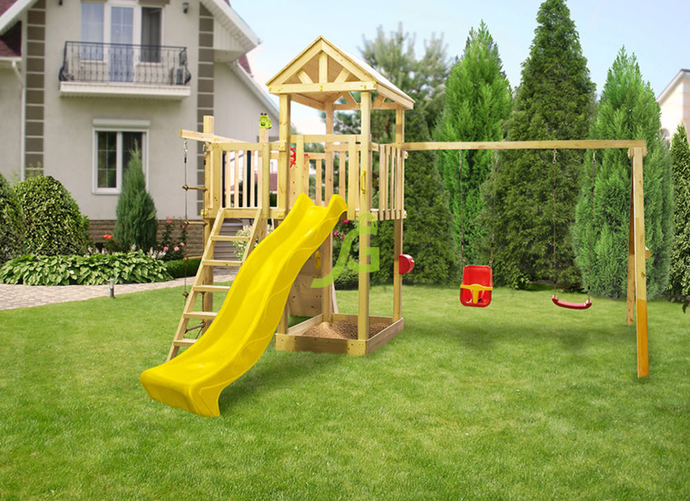 Детская площадка IgraGrad "Большая Панда Фани + скалодром"