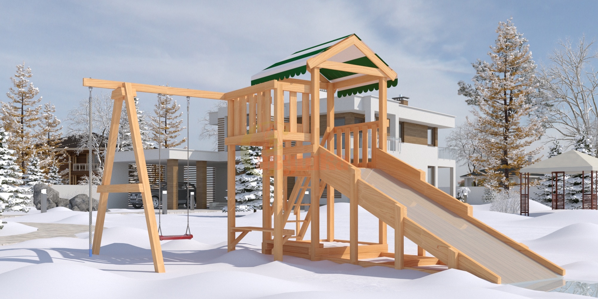 Скат зимний заливной Мастер (СМ-01-05) 2,9 м