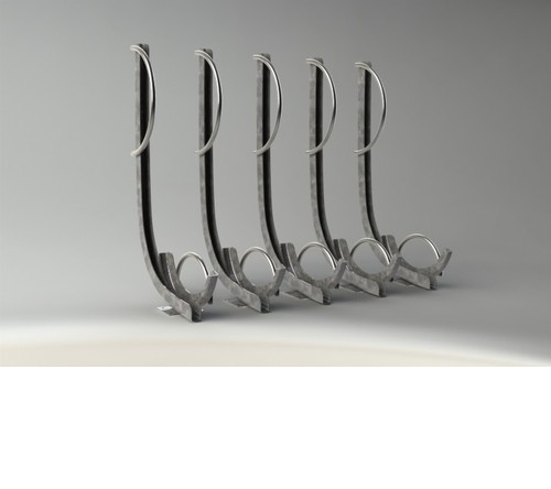 Велопарковка одиночная "Нота"