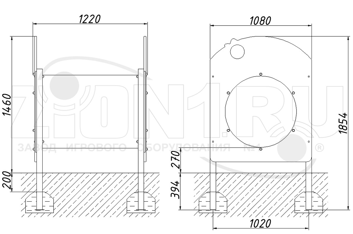 Лаз ZION Труба-Птеродактиль (ЭЛ038)