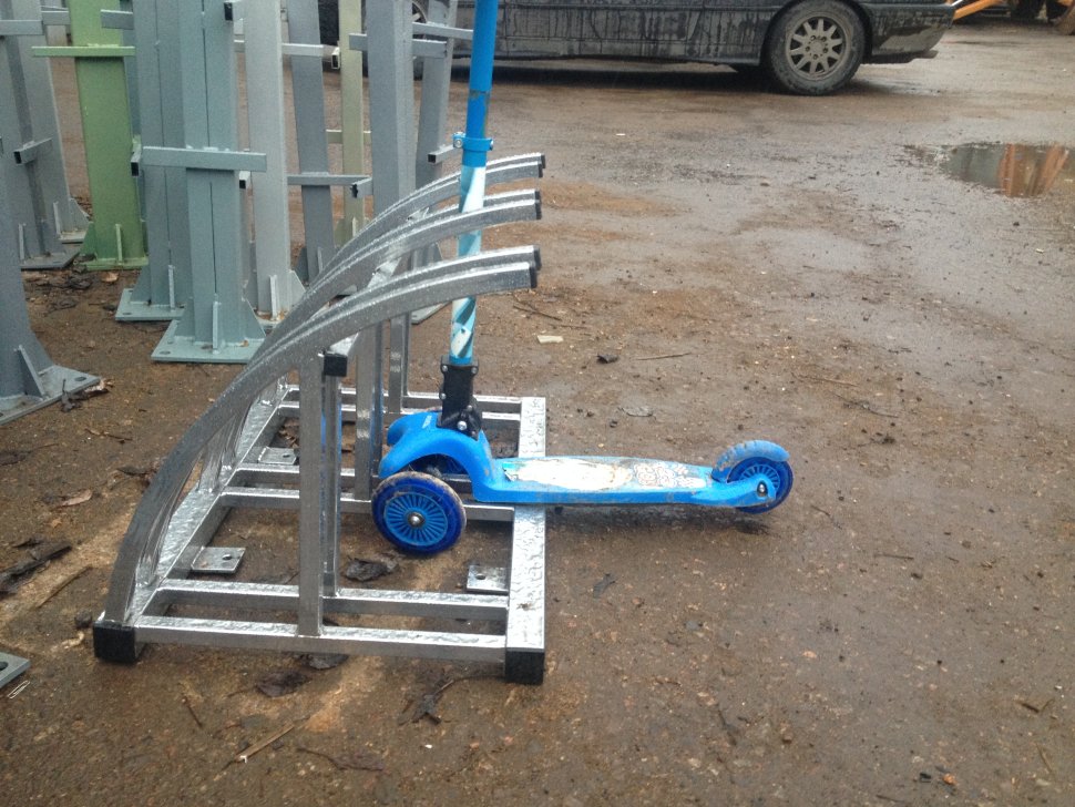 Парковка для самокатов ПС-5-9 на 9 мест