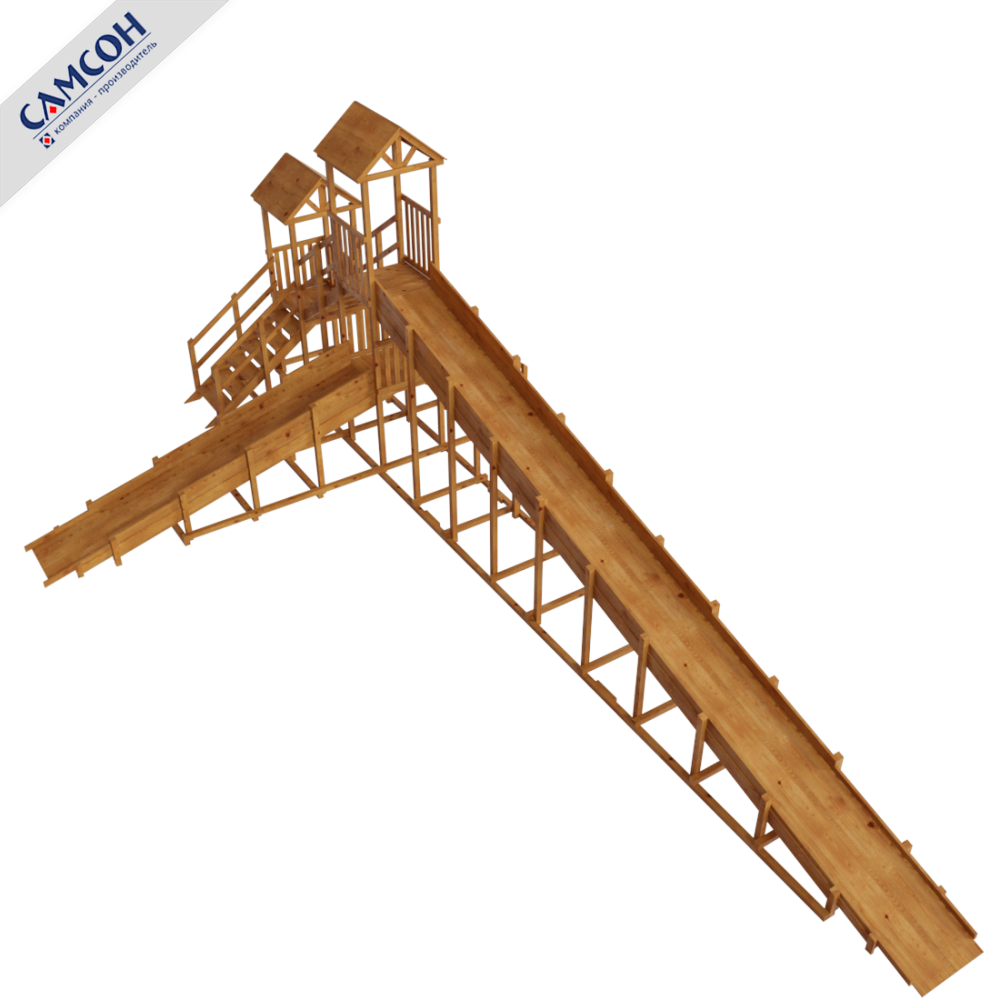 Детская зимняя горка ЗИМА Самсон