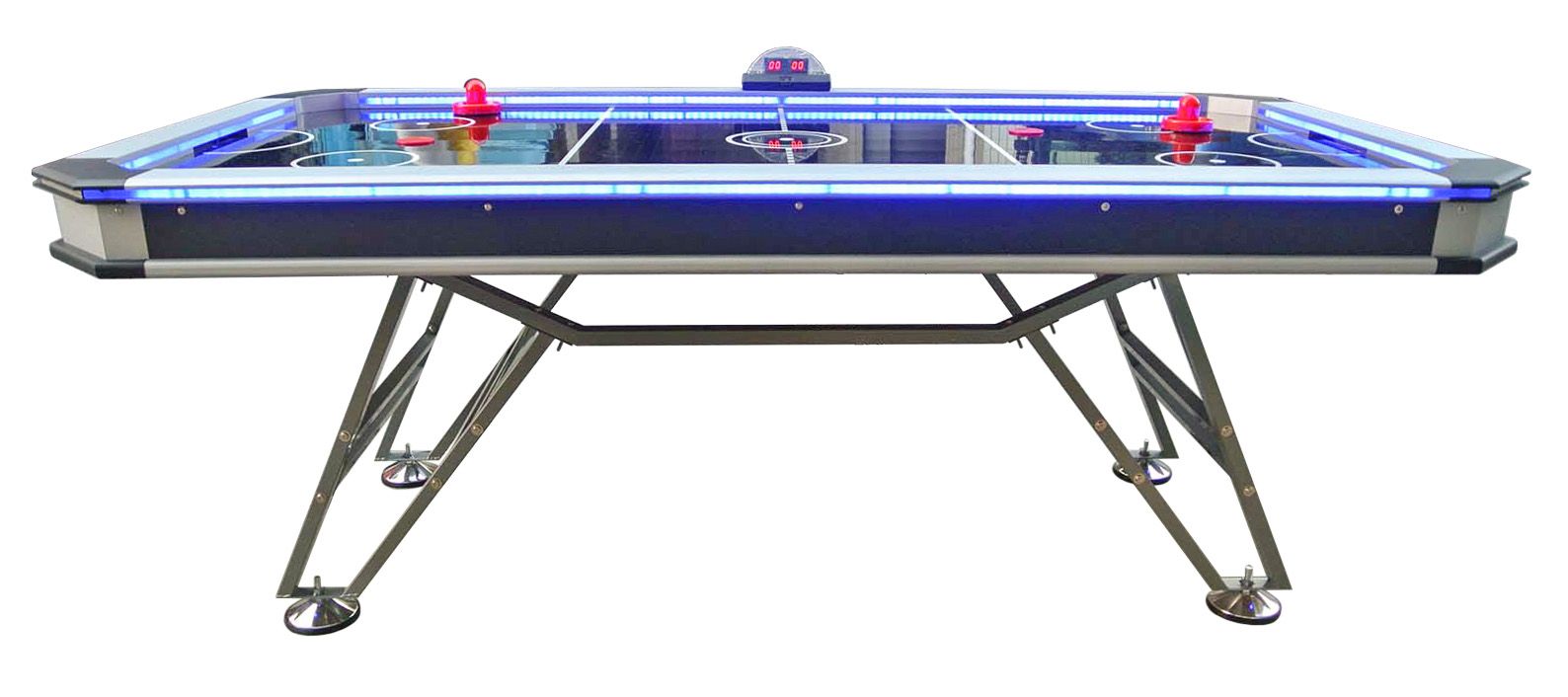 Аэрохоккей Black Ice 7 ф (213 х 111 х 80 см, черный)