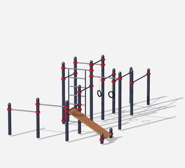 Уличный атлетический комплекс ВОРКАУТ 23 (108)