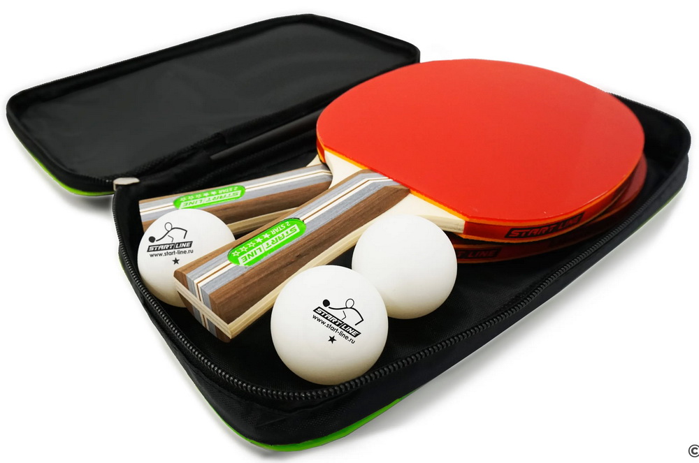 Набор для настольного тенниса START LINE Competition 2 ракетки 2*, 3 мяча 1*