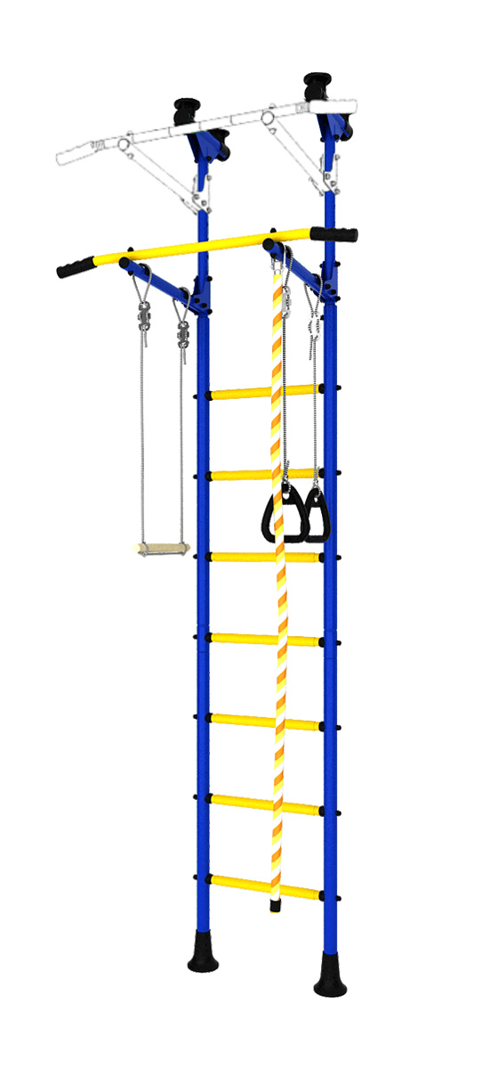 DSK Распорный с регулировкой (с массажными ступенями) Синий/Желтый ДСКМ-2-7.06.Г6.410.14-24