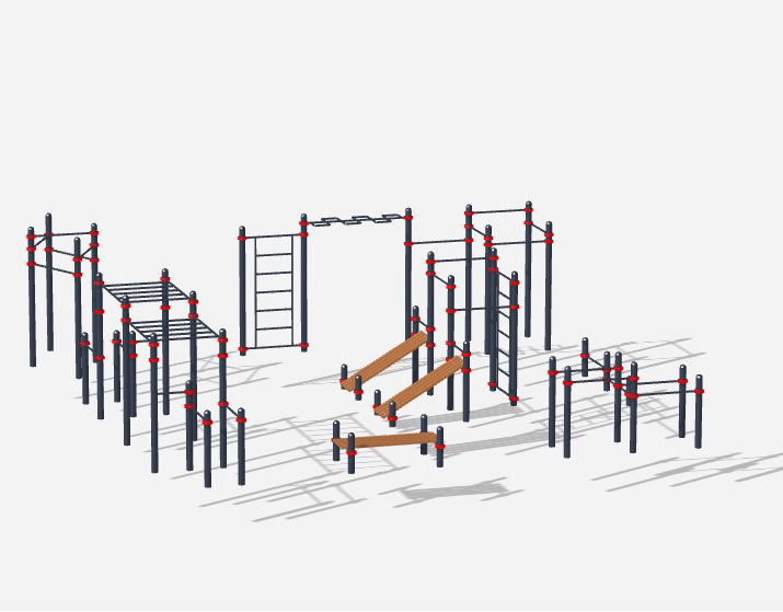 Уличный атлетический комплекс ВОРКАУТ 39 (108)