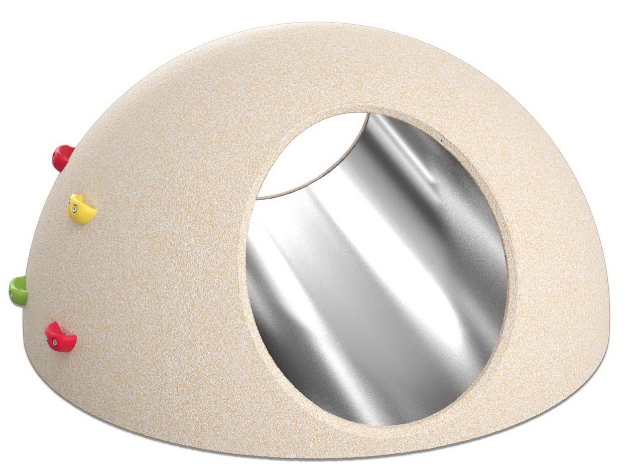 Резиновая 3D-фигура ZION Полусфера с тоннелем (для парков и детских площадок)