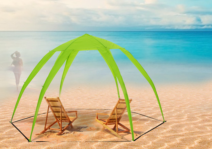 Летняя палатка ЛОТОС Пикник 1000 (алюминиевый каркас)