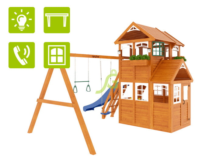 Детская площадка IgraGrad Клубный домик 3 Luxe