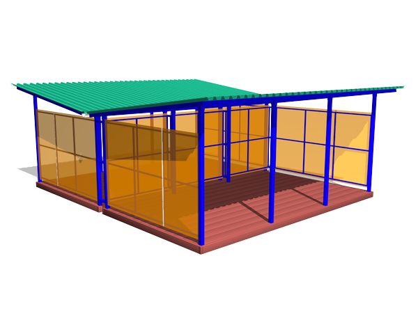 Навес ZION теневой ТНПД 7.6 (ТН049)