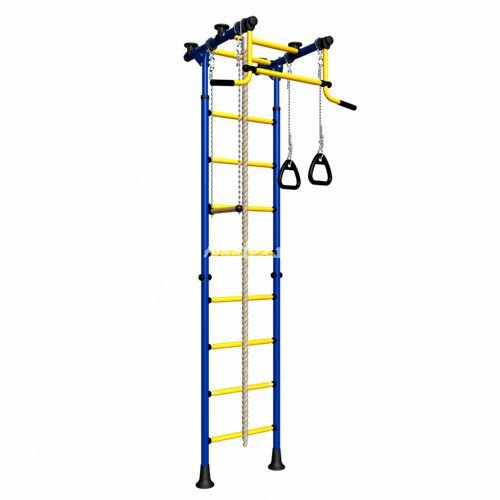 Детский спортивный комплекс ДСКМ "Комета-2" (ДСКМ-2-8.06.Г.490.01-111) обливные сине/жёлтый