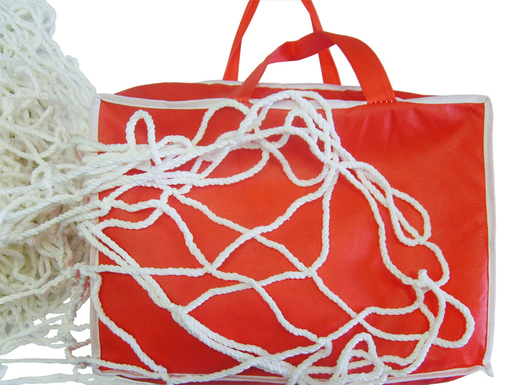 Сетка футбольная 7,5х2,5 м, ячейка16х16 см, нить D=3 мм, нейлон (15.211-01)