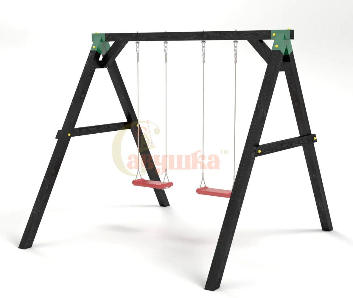 Качели Сава BLACK усиленные Савушка